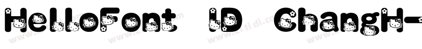 HelloFont ID ChangH字体转换